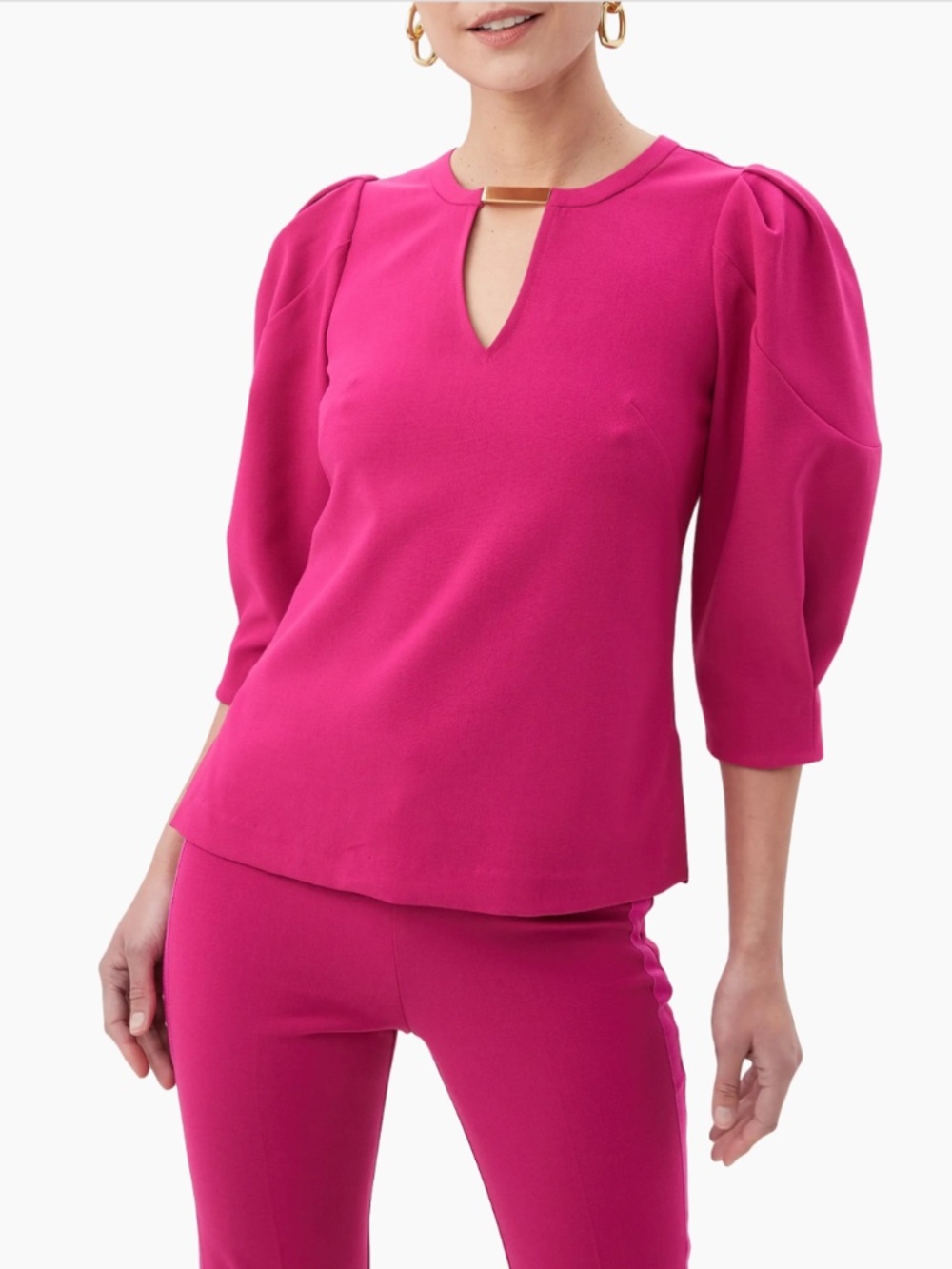 BRAND NEW NWT Trina Turk Emiko Hardware Top - Size S (Pink)